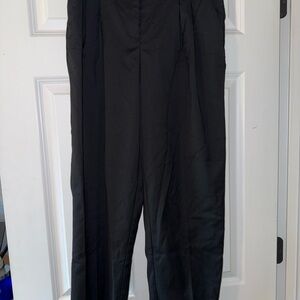 H&M Black Trousers Classic Straight Leg Pants
